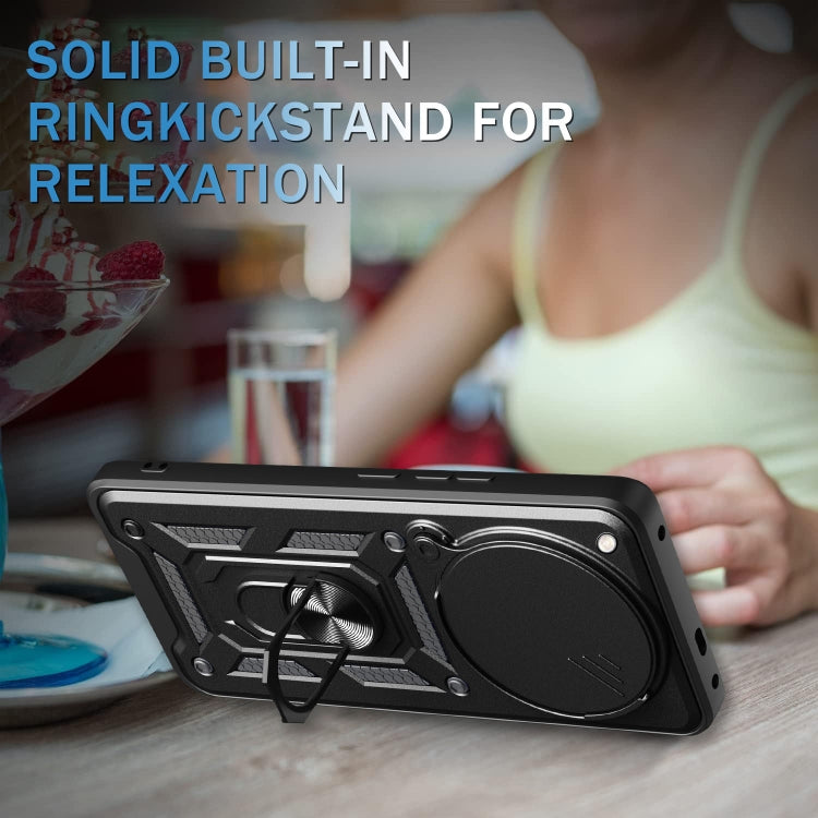 For Infinix Zero 40 4G Sliding Camera Cover Design TPU+PC Phone Case(Silver) - free shipping - PMC TechLife - Order now!