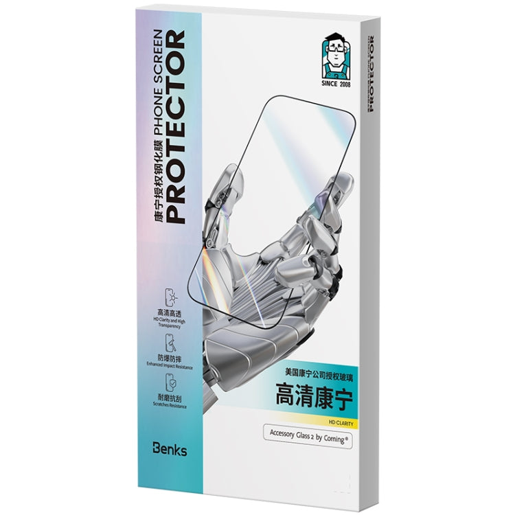For iPhone 15 Pro Max Benks King Kong Corning HD Tempered Glass Film