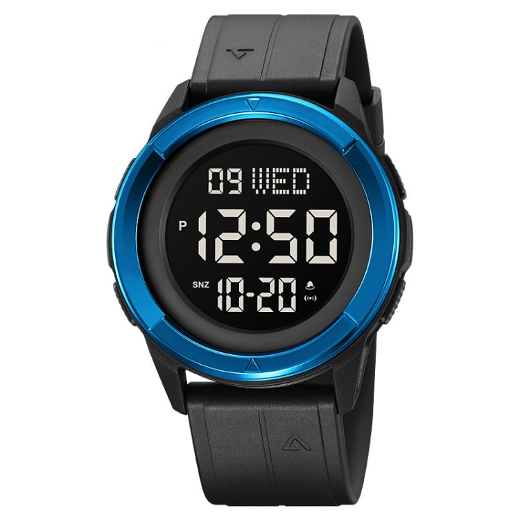 SKMEI 2047 Multifunctional Men 50M Water-resistant Sports Digital Wrist Watch(Blue+Black)