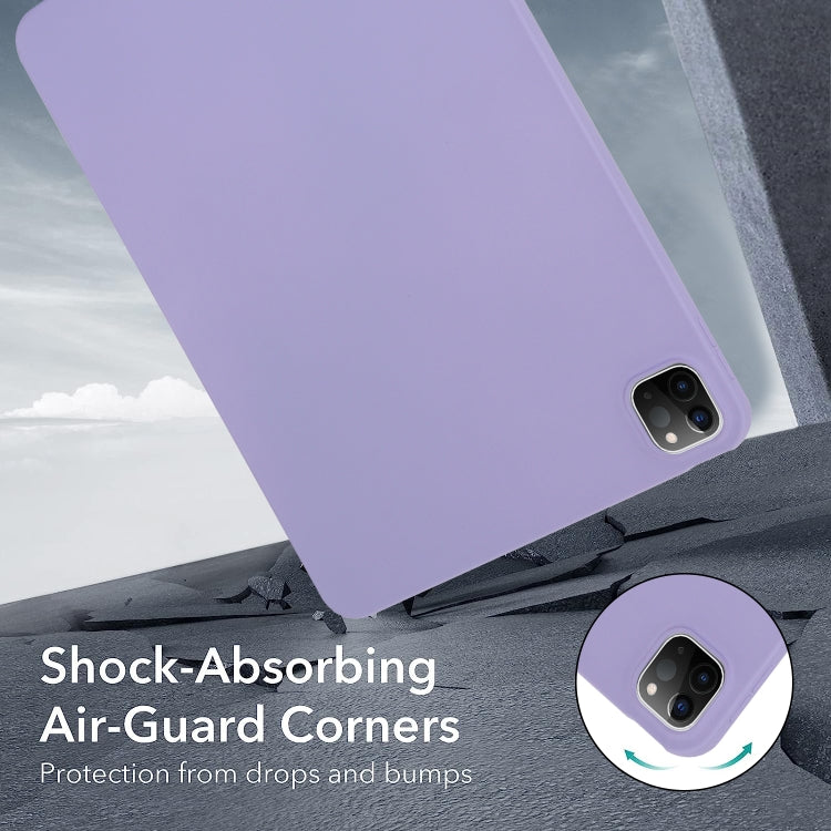 For iPad Air 11 2024 / 2025 Oil Spray Skin-friendly TPU Tablet Case(Purple)