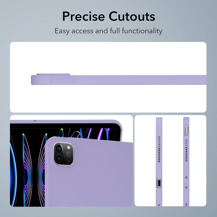 For iPad Air 11 2024 / 2025 Oil Spray Skin-friendly TPU Tablet Case(Purple)