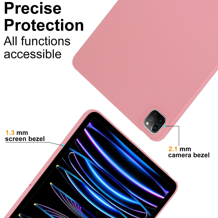 For iPad Pro 11 2024 Oil Spray Skin-friendly TPU Tablet Case(Pink) - iPad Pro 11 2024 Cases by PMC TechLife | Online Shopping South Africa | PMC TechLife | Buy Now Pay Later Mobicred