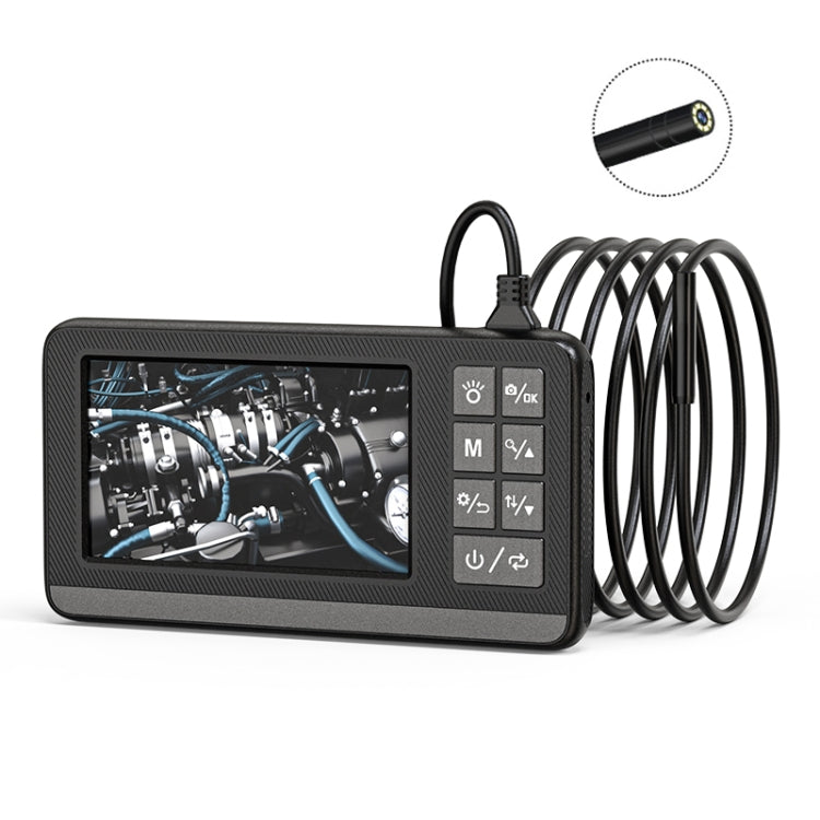 P005 8mm Single Lenses Industrial Pipeline Endoscope with 4.3 inch HD Screen, Spec:1m Tube