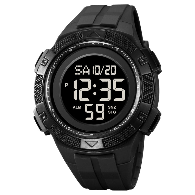 SKMEI 2078 Multifunctional Men 50M Water-resistant Sports Fashion Digital Wrist Watch(Black)