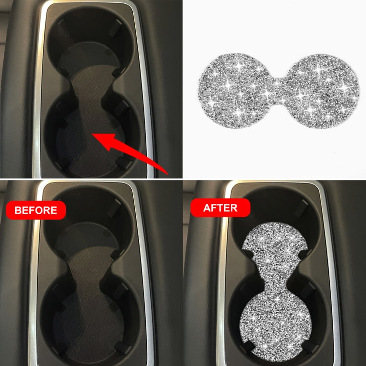 For Ford Mustang Mach E 2021 Car Small Cup Base Diamond Decorative Sticker - Car Interior Mouldings by PMC TechLife | Online Shopping South Africa | PMC TechLife | Buy Now Pay Later Mobicred