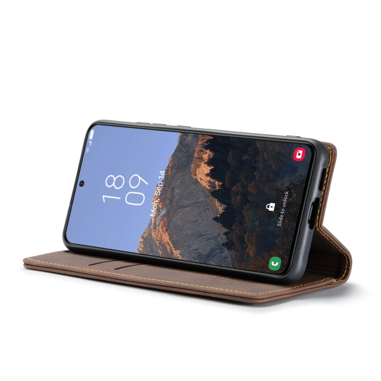For Samsung Galaxy S24 5G CaseMe 013 Multifunctional Horizontal Flip Leather Phone Case(Coffee) - free shipping - PMC Jewellery - Order now!