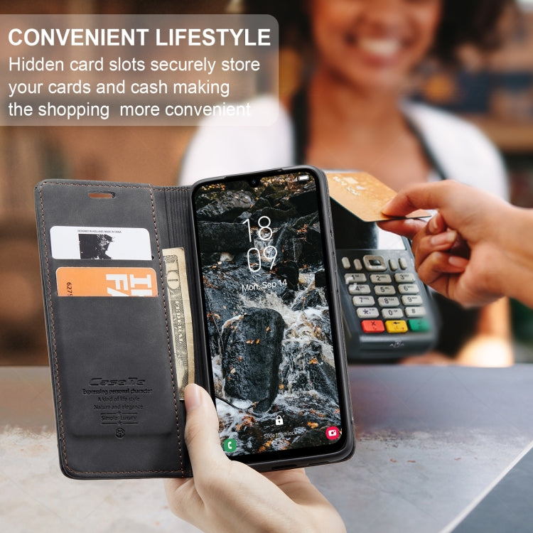 For Samsung Galaxy A25 5G CaseMe 013 Multifunctional Horizontal Flip Leather Phone Case(Black) - free shipping - PMC Jewellery - Order now!