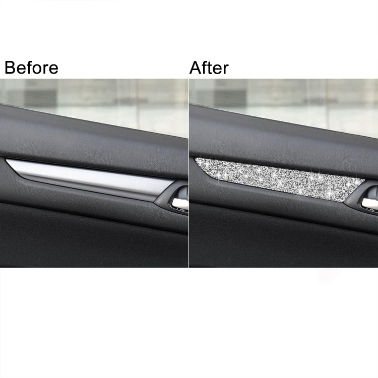 For Mazda CX-5 2017-2018 Car Door Panel Diamond Decorative Sticker,Left and Right Drive Universal - Car Interior Mouldings by PMC TechLife | Online Shopping South Africa | PMC TechLife | Buy Now Pay Later Mobicred