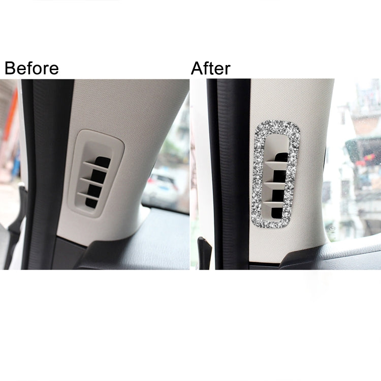 For Mazda CX-5 2017-2018 Car A-pillar Air Outlet Diamond Decorative Sticker,Left and Right Drive Universal - free shipping - PMC TechLife - Order now!