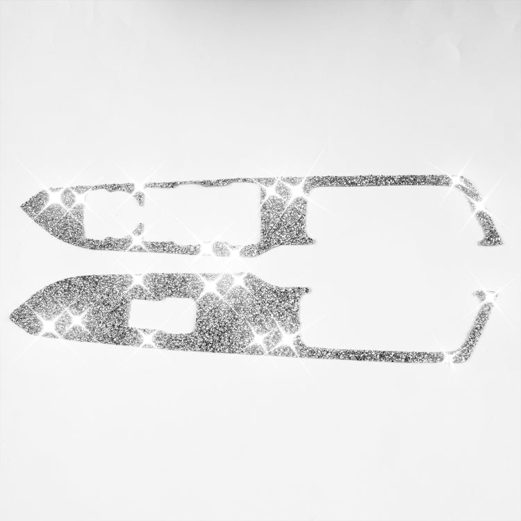 For Ford Mustang 2015-2020 Car Door Lift Panel A Diamond Decoration Sticker, Right Drive