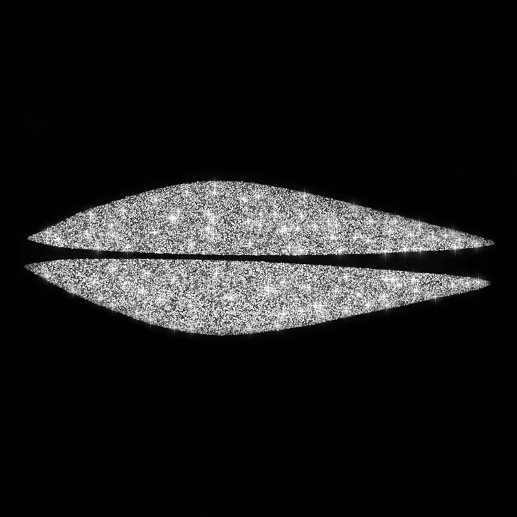 For Mercedes-Benz C-class W204 2008-2011 Car Light Eyebrow Diamond Decorative Sticker, Left and Right Drive