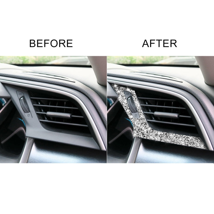 For Honda Civic 2016-2019 Car Left and Right Air Outlets Diamond Decorative Sticker, Right-hand Drive - free shipping - PMC TechLife - Order now!