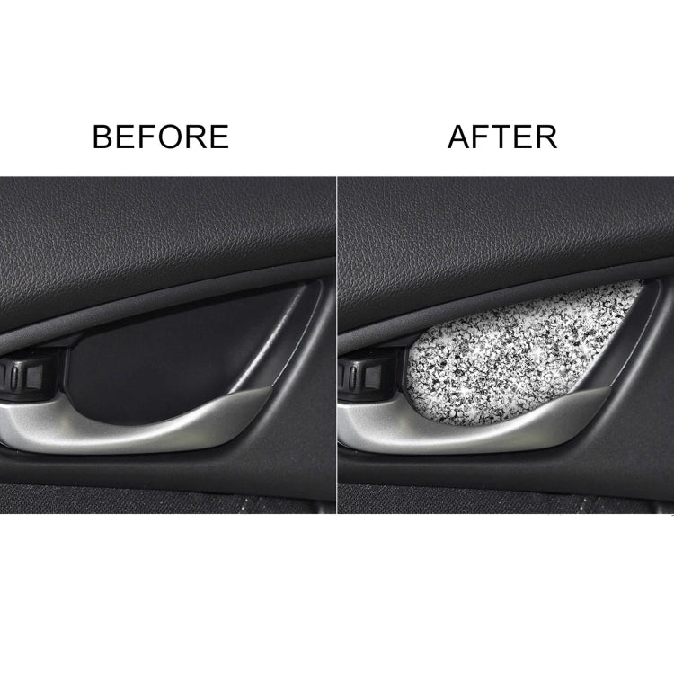 For Honda Civic 2016-2019 Car Inside Door Bowl Diamond Decorative Sticker, Left and Right Drive