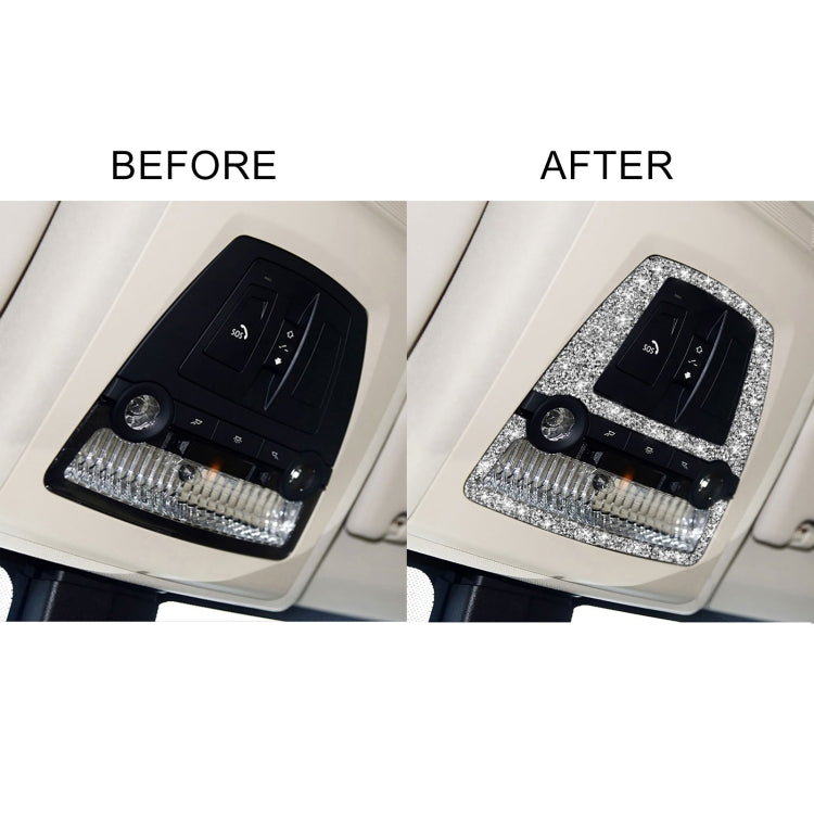 For BMW F10 5 Series 2011-2017 Car Reading Light Panel Diamond Decorative Sticker, Left and Right Drive - Car Interior Mouldings by PMC TechLife | Online Shopping South Africa | PMC TechLife | Buy Now Pay Later Mobicred