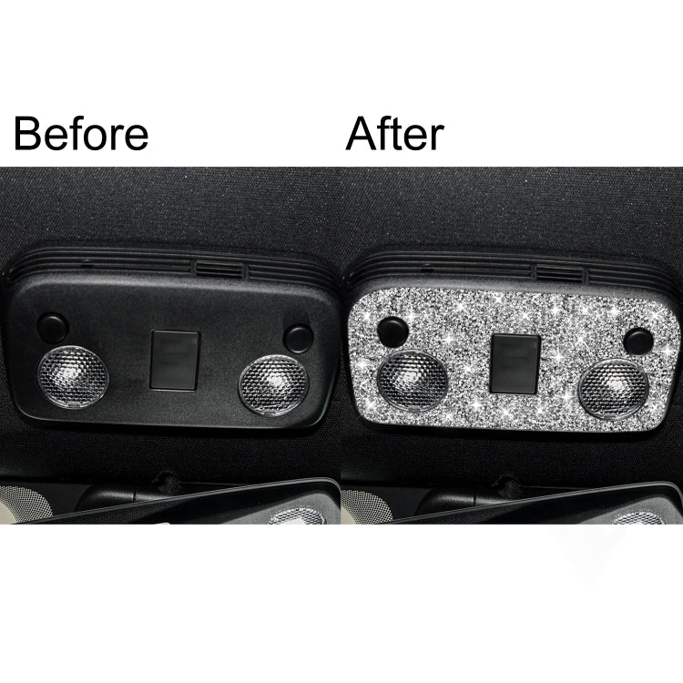 For Ford Mustang 2015-2020 Car Reading Light Diamond Decoration Sticker, Left and Right Drive - Car Interior Mouldings by PMC TechLife | Online Shopping South Africa | PMC TechLife | Buy Now Pay Later Mobicred