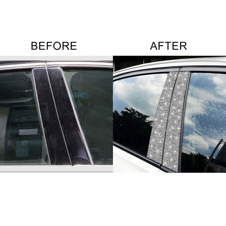 For BMW F10 5 Series 2011-2017 Car B-pillar Frame Diamond Decorative Sticker, Left and Right Drive - Car Interior Mouldings by PMC TechLife | Online Shopping South Africa | PMC TechLife | Buy Now Pay Later Mobicred