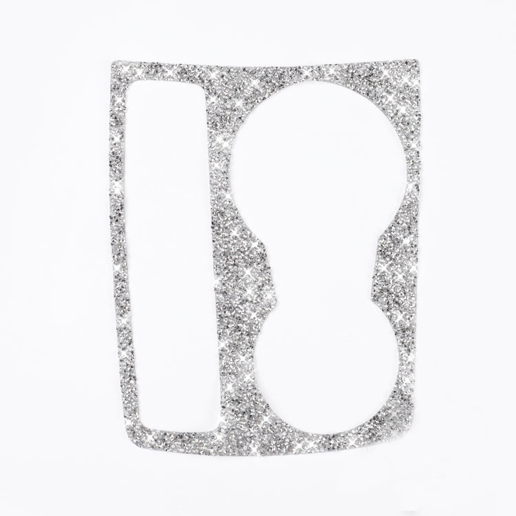For Audi A5 / A4 / B8 / Q5 Car Water Cup Holder Diamond Decoration Sticker, Left and Right Drive
