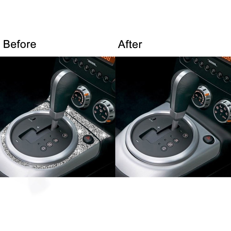 For Nissan 350Z 2006-2009 Car Gear Panel Diamond Sticker, Right Drive - Car Interior Mouldings by PMC TechLife | Online Shopping South Africa | PMC TechLife | Buy Now Pay Later Mobicred