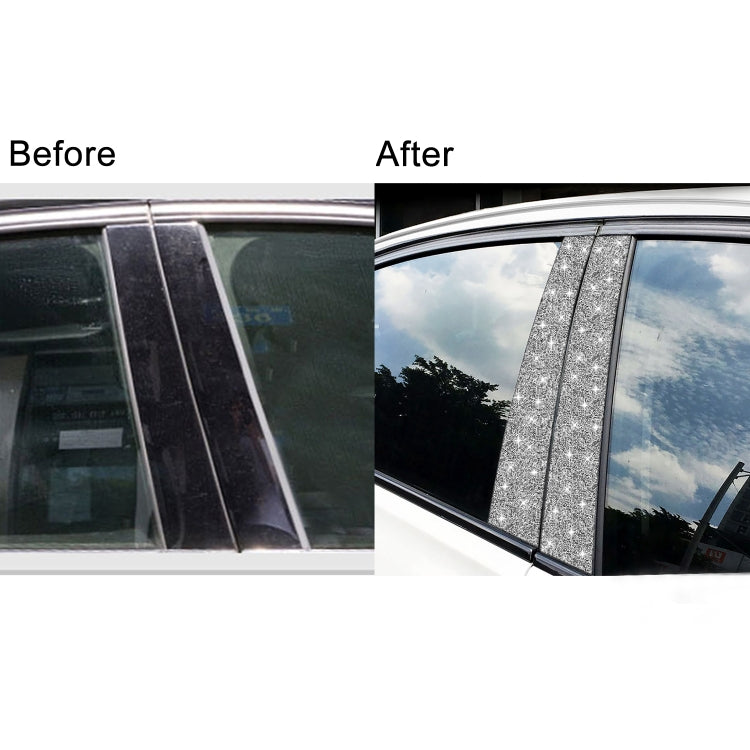 For BMW X5 E70 2008-2013 8pcs Car B-Pillar Diamond Decoration Sticker, Left and Right Drive - Car Interior Mouldings by PMC TechLife | Online Shopping South Africa | PMC TechLife | Buy Now Pay Later Mobicred