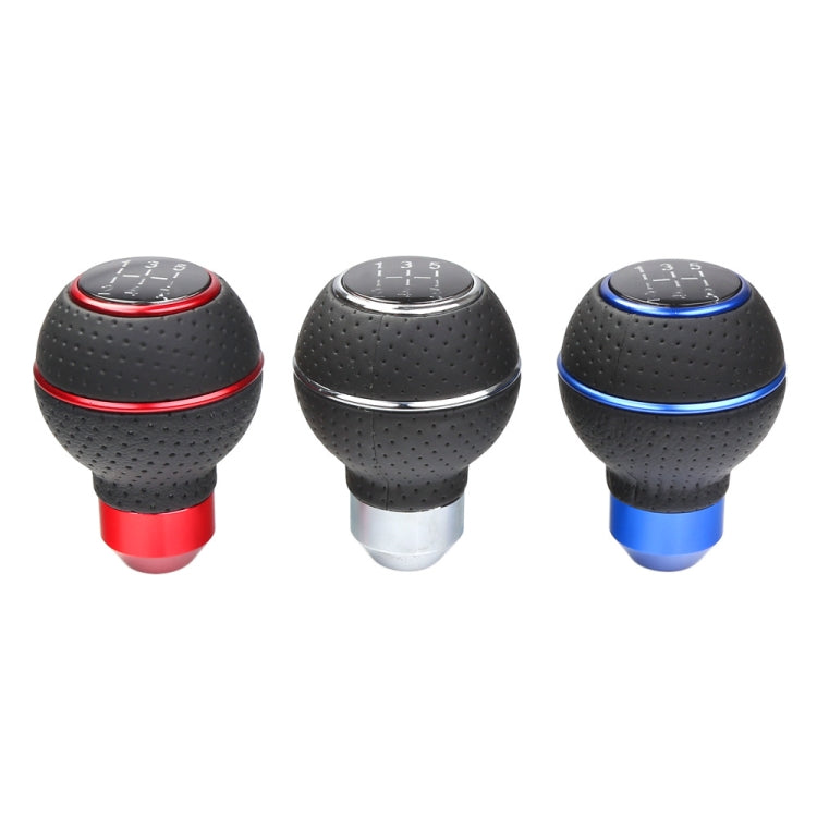 Universal Car Manual Gear Shift Lever 5-speed Shifter Knob(Silver) - Shift Knob by PMC TechLife | Online Shopping South Africa | PMC TechLife | Buy Now Pay Later Mobicred