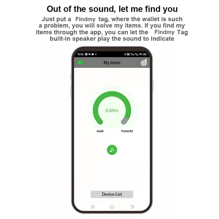 F6 Circular Global Location Tracker Anti-lost Device(White)