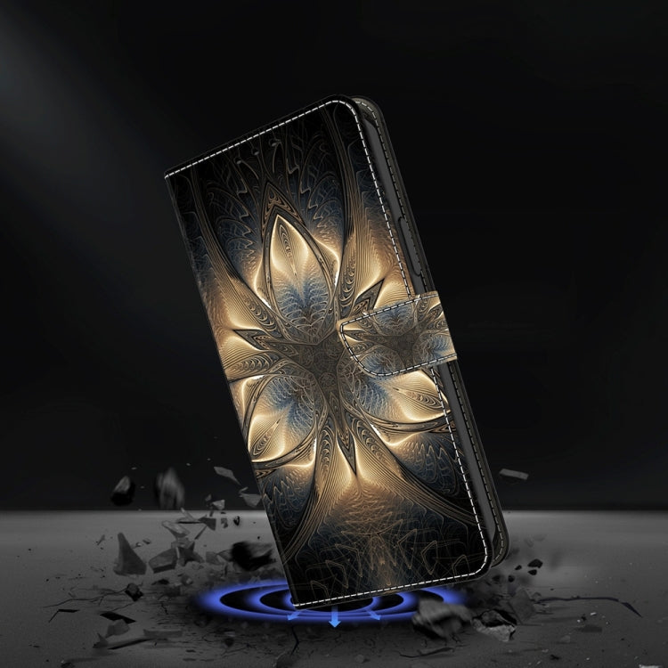 For Motorola Moto G54 Crystal 3D Shockproof Protective Leather Phone Case(Luminous Building)