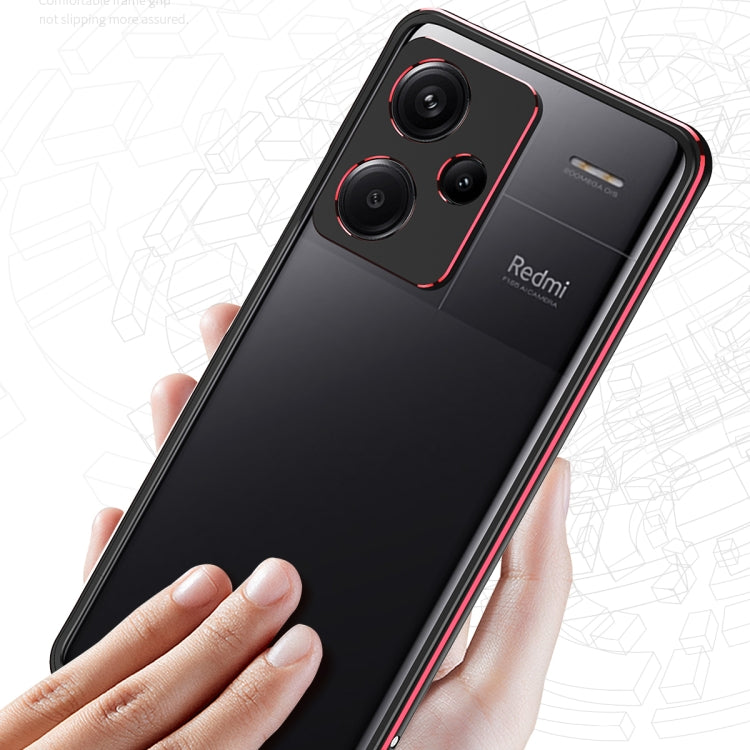 For Xiaomi Redmi Note 13 Pro+ Aurora Series Lens Protector + Metal Frame Phone Case(Silver) - Note 13 Pro+ Cases by PMC TechLife | Online Shopping South Africa | PMC TechLife | Buy Now Pay Later Mobicred
