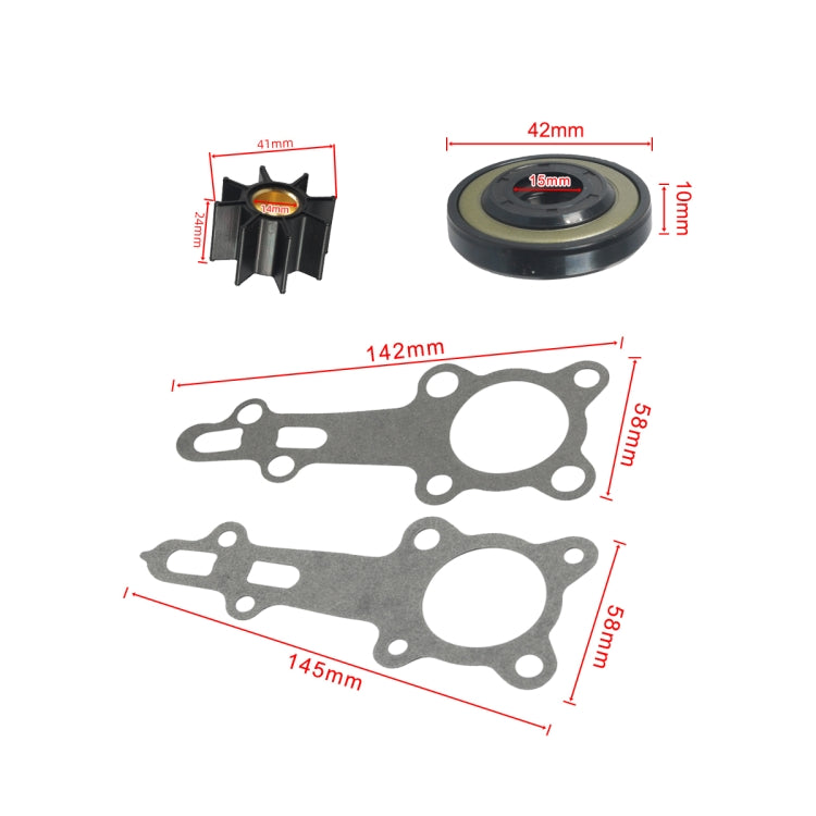 A8536 For Honda Outboard Pump Impeller 06192-881-C00 - Marine Accessories & Parts by PMC TechLife | Online Shopping South Africa | PMC TechLife | Buy Now Pay Later Mobicred