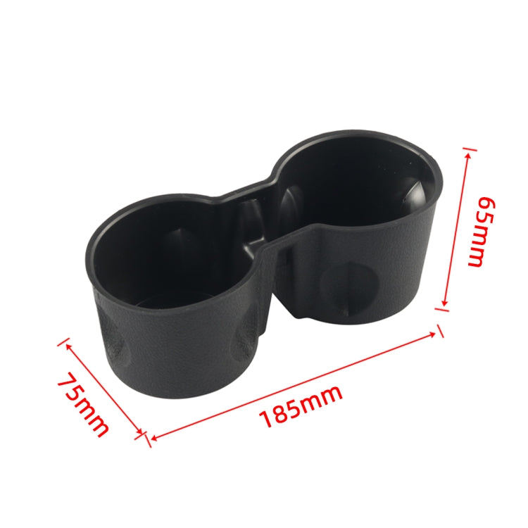 A8600-02 For Tester Model 3 / Y Car Center Console Storage Silicone Water Cup Holder(Black) - Car Drink Holders by PMC TechLife | Online Shopping South Africa | PMC TechLife | Buy Now Pay Later Mobicred