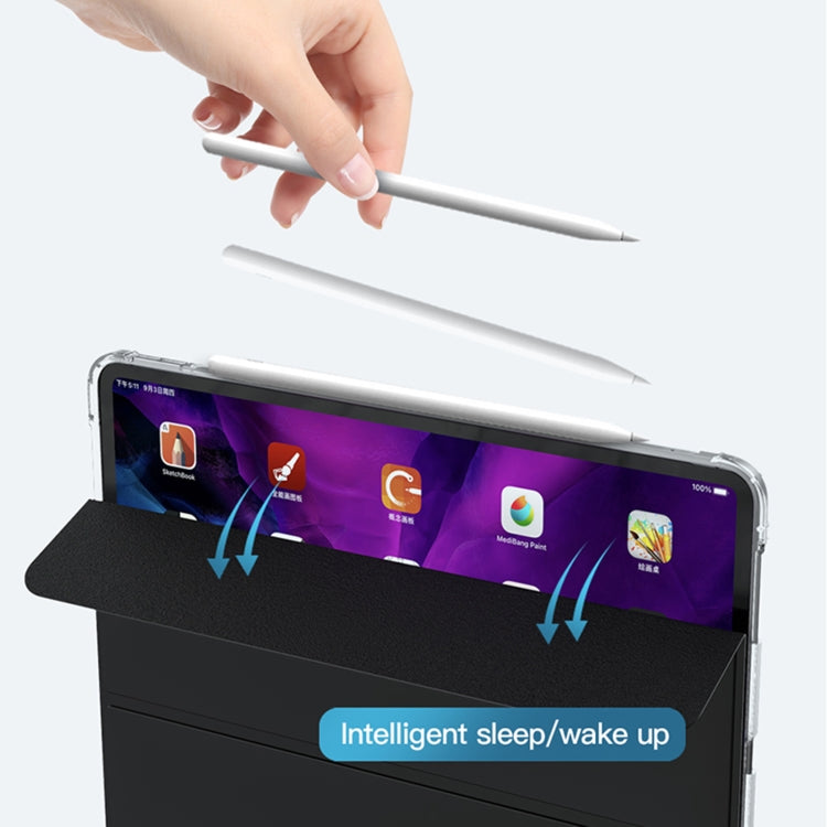 For iPad 10.9 inch 2022 / 2025 TOTU Yippee Color Seires PC + PU Leather Flip Tablet Case with Sleep / Wake Up Function(Black) - free shipping - PMC Jewellery - Order now!