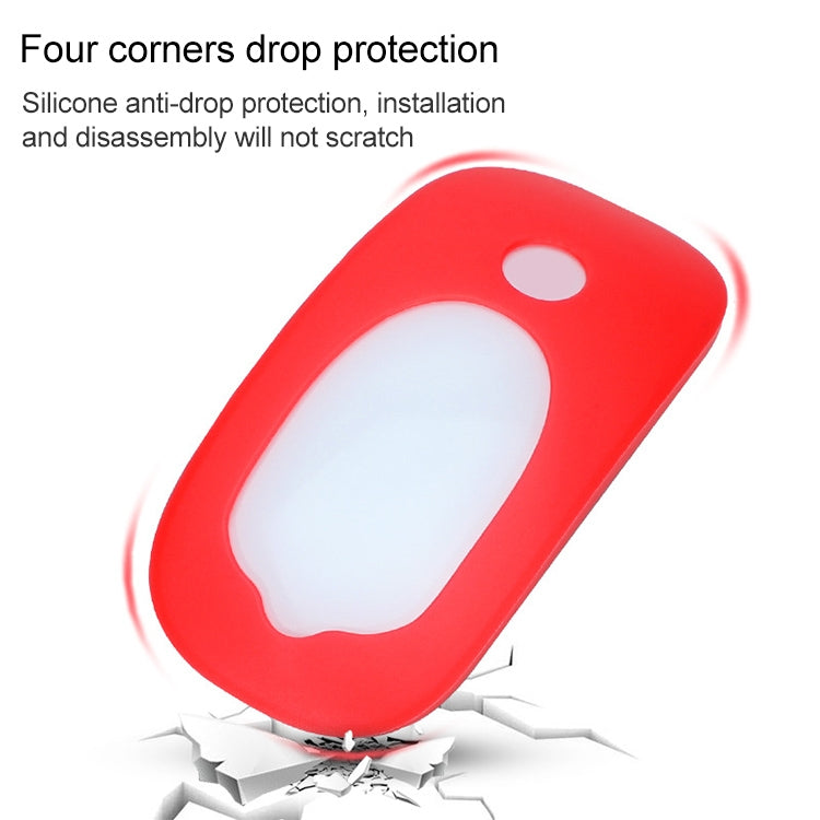 For Apple Magic Mouse 1 / 2 Mouse Silicone Protective Case(Yellow)