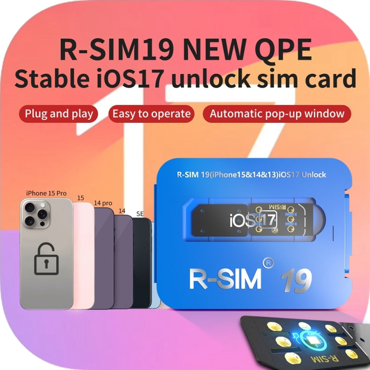 R-SIM 19 Turns Locked Phone Into Unlocked iOS17 System Universal 5G Unlocking Card - Unlock SIM Card by PMC Jewellery | Online Shopping South Africa | PMC Jewellery | Buy Now Pay Later Mobicred