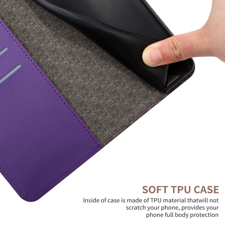For Google Pixel 9 Pro Rhombic Grid Texture Leather Phone Case(Purple) - Google Cases by PMC TechLife | Online Shopping South Africa | PMC TechLife | Buy Now Pay Later Mobicred