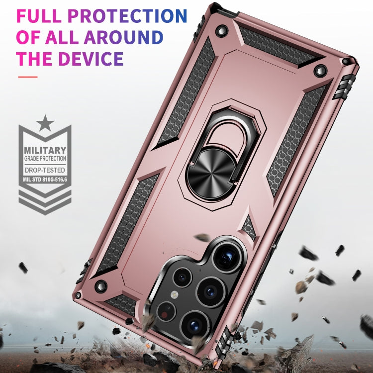 For Samsung Galaxy S24 Ultra 5G Shockproof TPU + PC Phone Case(Rose Gold) - Galaxy S24 Ultra 5G Cases by PMC TechLife | Online Shopping South Africa | PMC TechLife