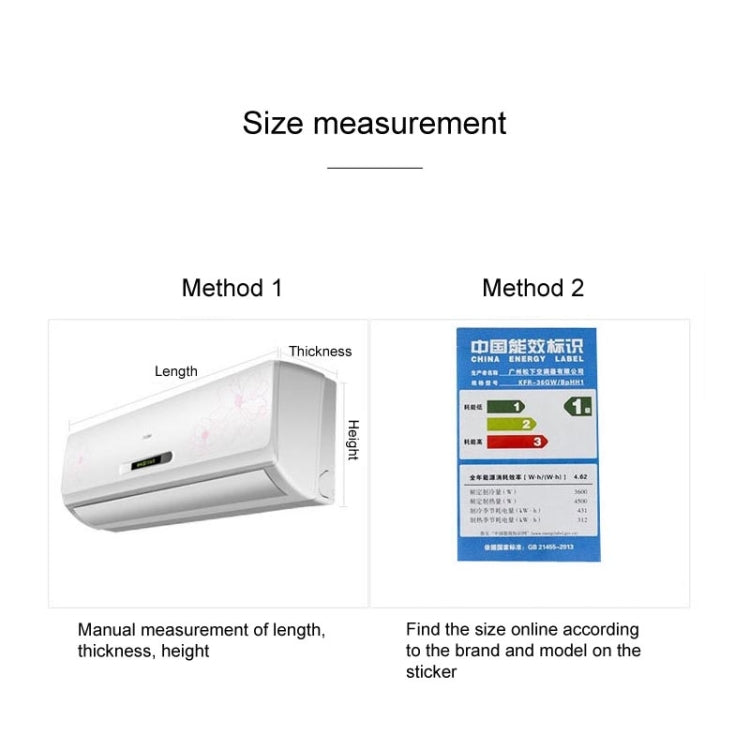 Do Not Take Dust-proof And Anti Direct Blowing Simple Wind Hanging Machine Air Conditioner Moon Cover, Size:Width 92 �� Thickness 20 �� Height 90cm(Clusters Of Stars) - Dust Covers by PMC TechLife | Online Shopping South Africa | PMC TechLife | Buy Now Pay Later Mobicred