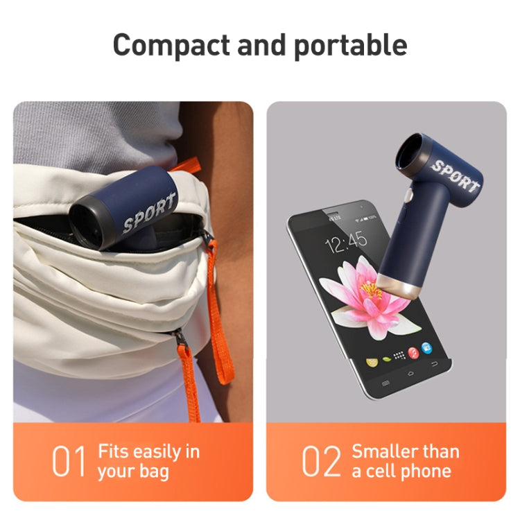 DC01 Mini Handheld High-speed Electric Fan(White) - Electric Fans by PMC TechLife | Online Shopping South Africa | PMC TechLife | Buy Now Pay Later Mobicred