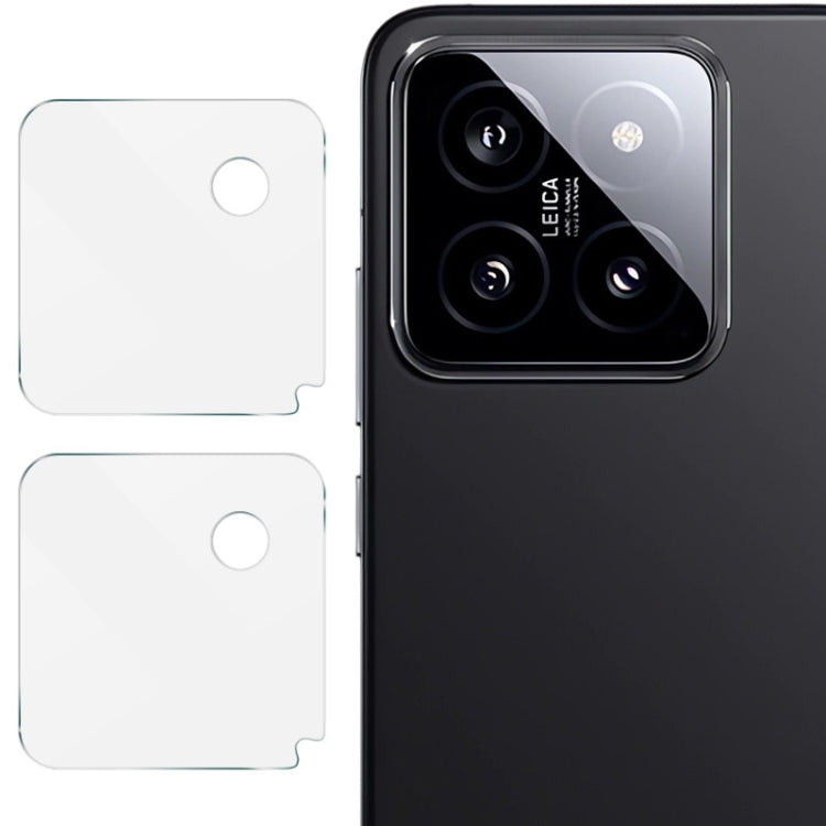 For Xiaomi 14 5G 2 PCS/Set IMAK HD Glass Rear Camera Lens Film - For Xiaomi by imak | Online Shopping South Africa | PMC Jewellery | Buy Now Pay Later Mobicred