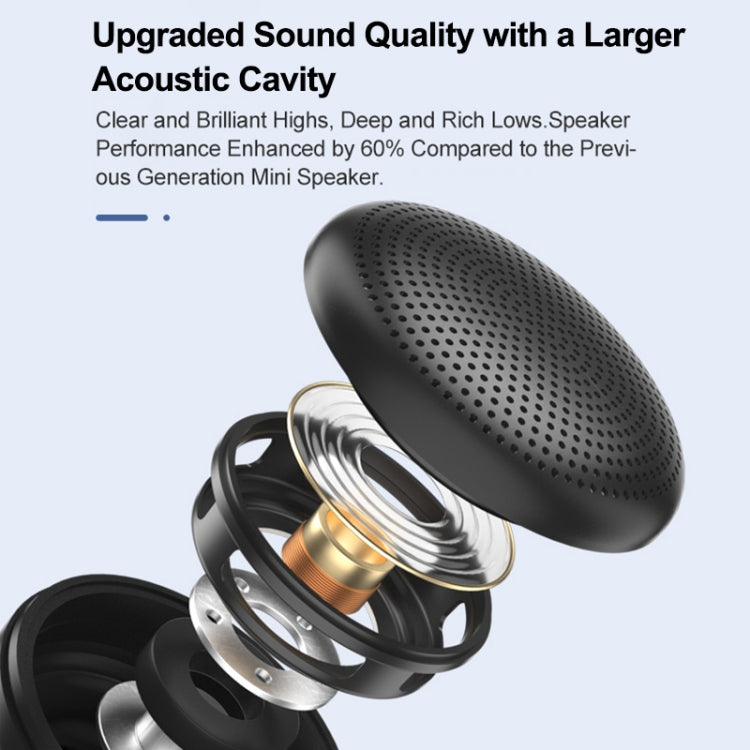 EWA A117 Portable Mini Magnetic Phone Holder Bluetooth Metal Speaker(Blue)