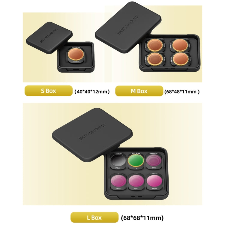 For DJI OSMO Pocket 3 Sunnylife Camera Lens Magnetic Metal Filter, Filter:6 in 1 UV CPL ND8-64 - free shipping - PMC Jewellery - Order now!