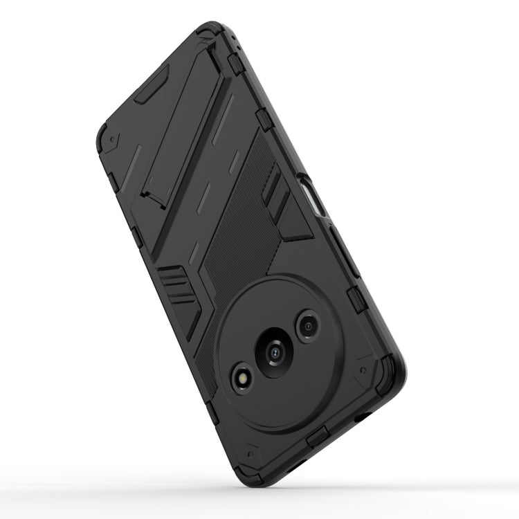 For Xiaomi Redmi A3 4G Global Punk Armor 2 in 1 PC + TPU Phone Case with Holder(Blue)