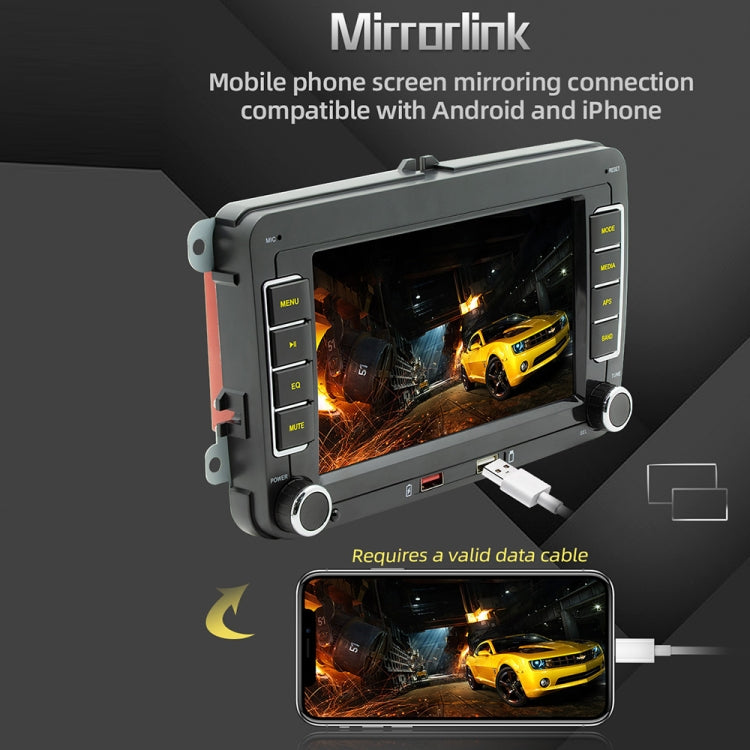 F9070 For Volkswagen 7 inch Portable Car MP5 Player Support CarPlay / Android Auto(Black) - Car MP3 & MP4 & MP5 by PMC Jewellery | Online Shopping South Africa | PMC Jewellery | Buy Now Pay Later Mobicred