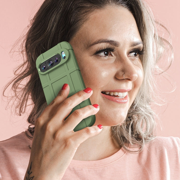 For Google Pixel 9 Full Coverage Shockproof TPU Phone Case(Green) - Google Cases by PMC TechLife | Online Shopping South Africa | PMC TechLife | Buy Now Pay Later Mobicred