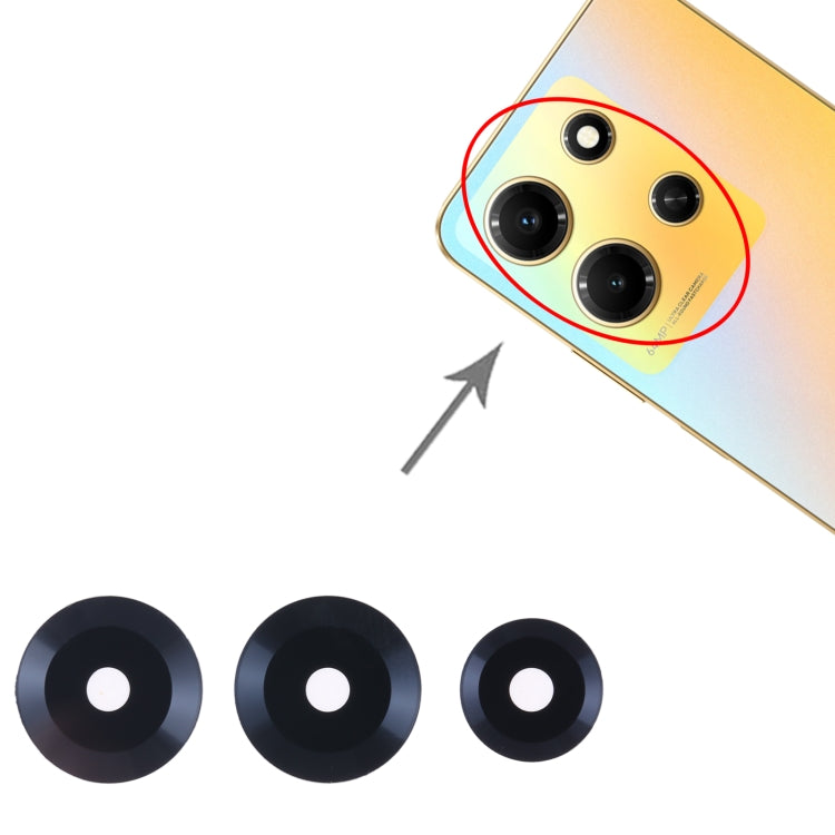 For Infinix Note 30i Back Camera Lens - Camera Parts by PMc TechLife | Online Shopping South Africa | PMc TechLife | Buy Now Pay Later Mobicred