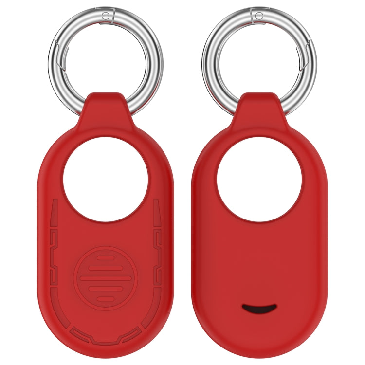 For Samsung Galaxy SmartTag 2 Location Tracker Portable Silicone Protective Case(Red) - SmartTag Accessories by PMC Jewellery | Online Shopping South Africa | PMC Jewellery