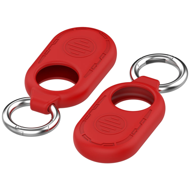 For Samsung Galaxy SmartTag 2 Location Tracker Portable Silicone Protective Case(Red) - SmartTag Accessories by PMC Jewellery | Online Shopping South Africa | PMC Jewellery