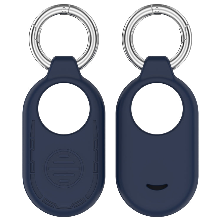 For Samsung Galaxy SmartTag 2 Location Tracker Portable Silicone Protective Case(Midnight Blue) - SmartTag Accessories by PMC Jewellery | Online Shopping South Africa | PMC Jewellery