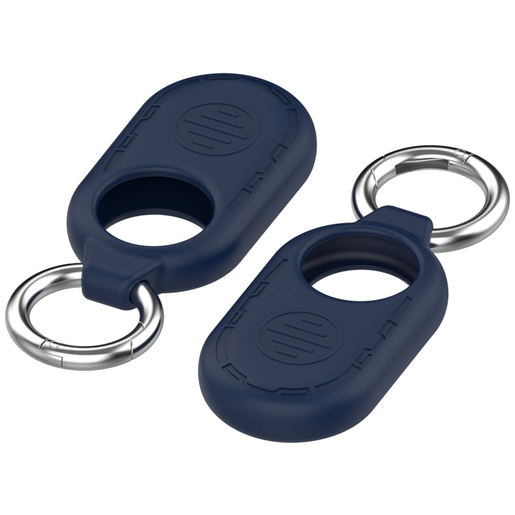 For Samsung Galaxy SmartTag 2 Location Tracker Portable Silicone Protective Case(Midnight Blue) - SmartTag Accessories by PMC Jewellery | Online Shopping South Africa | PMC Jewellery
