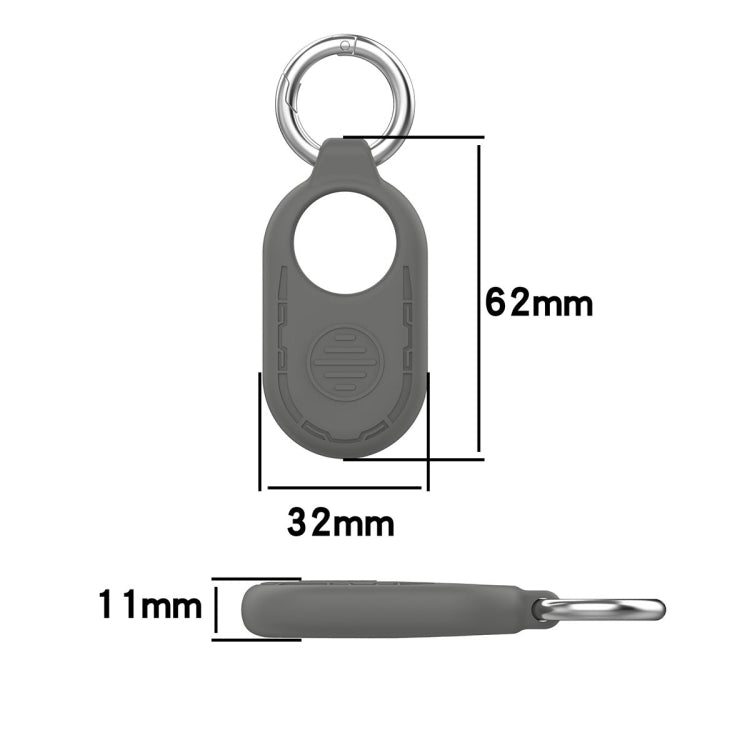 For Samsung Galaxy SmartTag 2 Location Tracker Portable Silicone Protective Case(Dark Grey) - free shipping - PMC Jewellery - Order now!