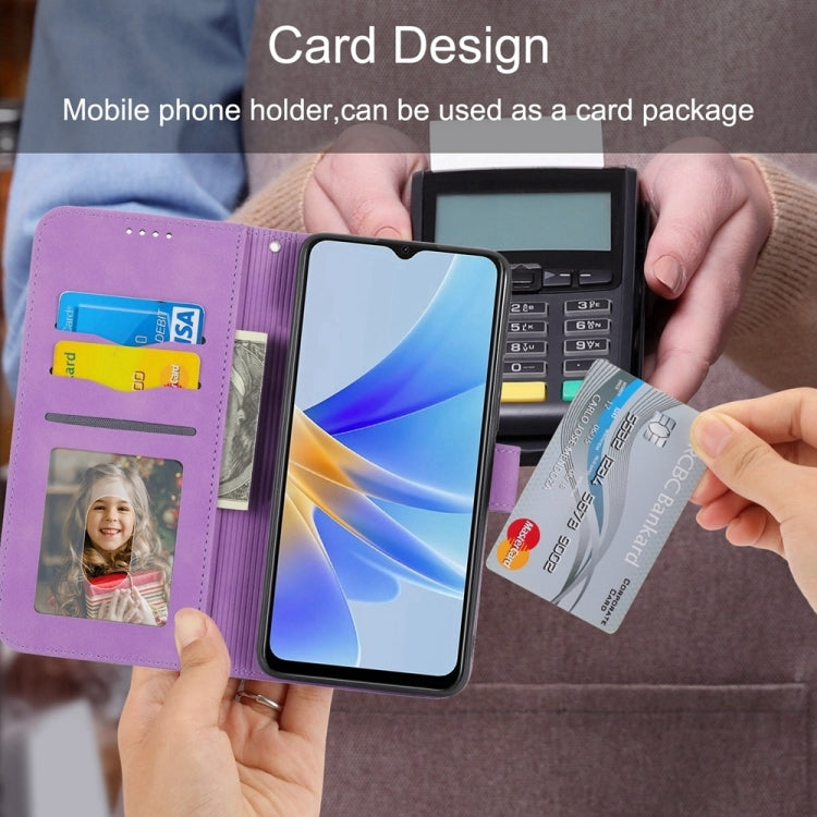 For Google Pixel 9 Dierfeng Dream Line TPU Hybrid PU Leather Phone Case(Purple) - free shipping - PMC TechLife - Order now!