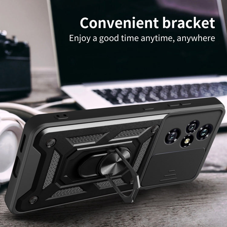 For Honor 200 Pro Sliding Camera Cover Design TPU+PC Phone Case(Silver) - free shipping - PMC TechLife - Order now!